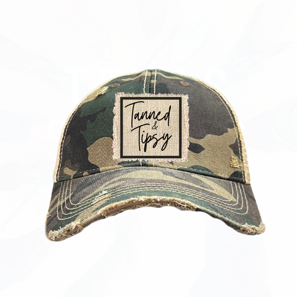 Tanned & Tipsy Trucker Hat - Lot's of Colors