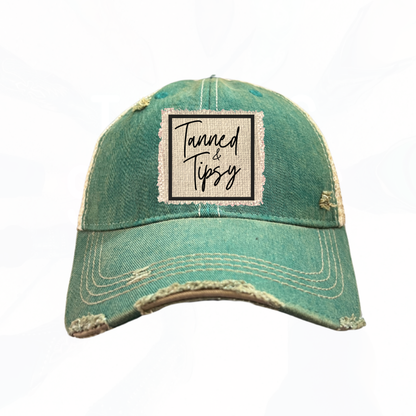 Tanned & Tipsy Trucker Hat - Lot's of Colors