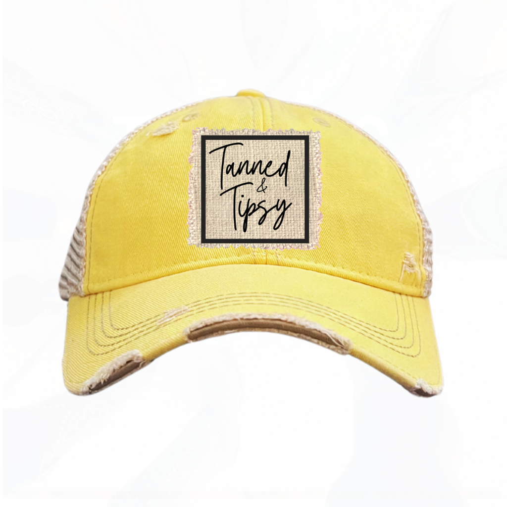 Tanned & Tipsy Trucker Hat - Lot's of Colors