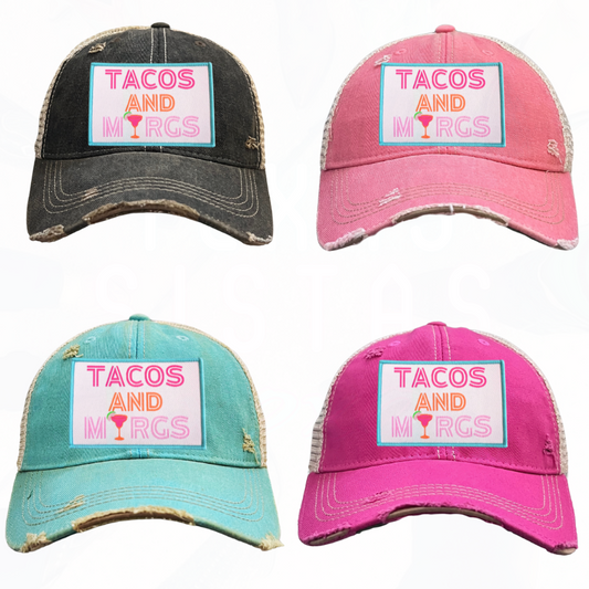 TACOS AND MARGS Trucker HAT