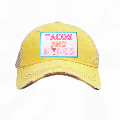 TACOS AND MARGS Trucker HAT