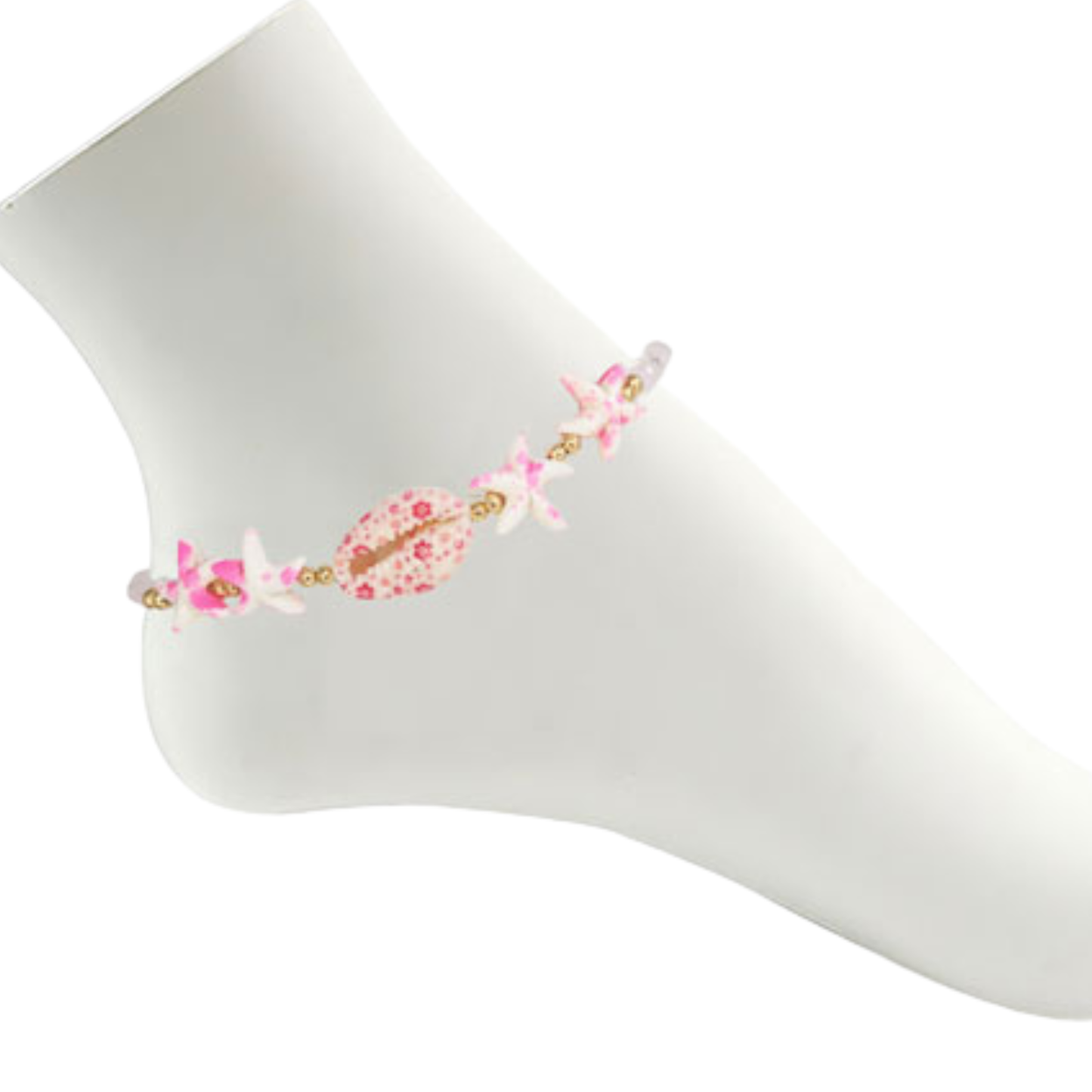 Pink Shell ANKLE BRACELET STARFISH Anklet