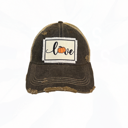 Pumpkin LOVE Trucker Hat