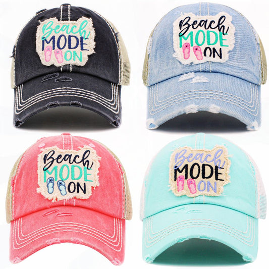 Beach Mode On Hat - Many Colors