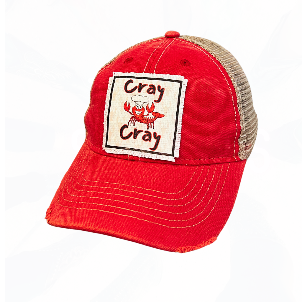 Fun Crawfish Season Trucker Hats - Lots of Colors & Designs