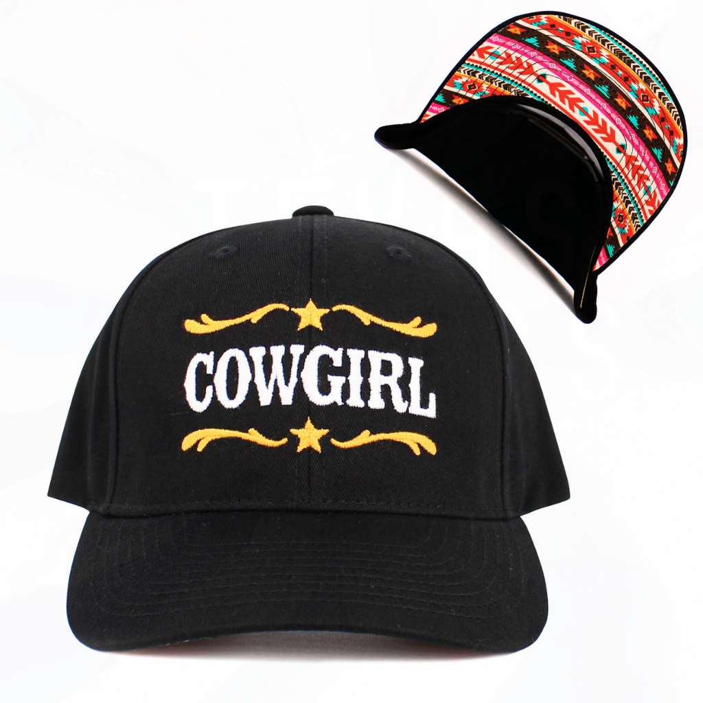 COWGIRL Hat with Santa FE under Brim