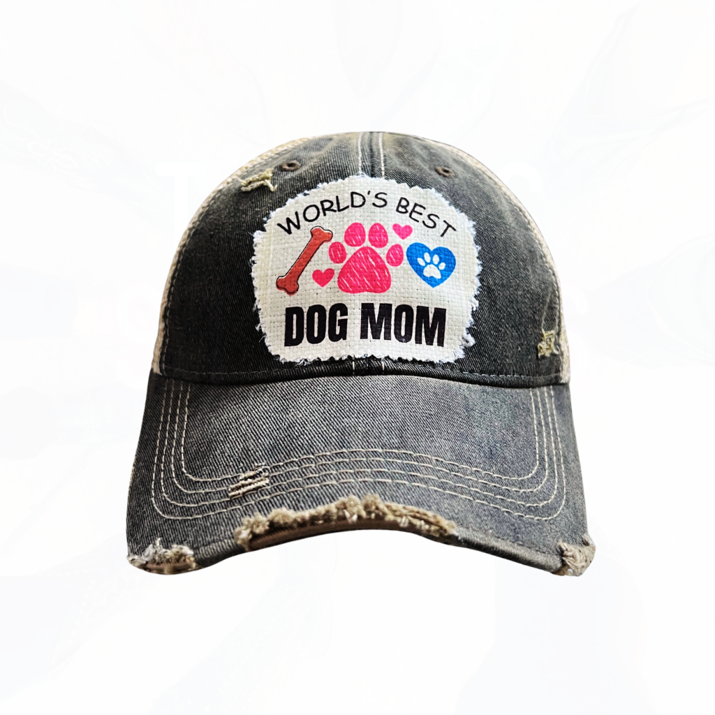 WORLD'S Best Dog MOM Trucker Hats - 5 Colors