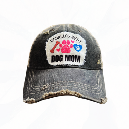 WORLD'S Best Dog MOM Trucker Hats - 5 Colors
