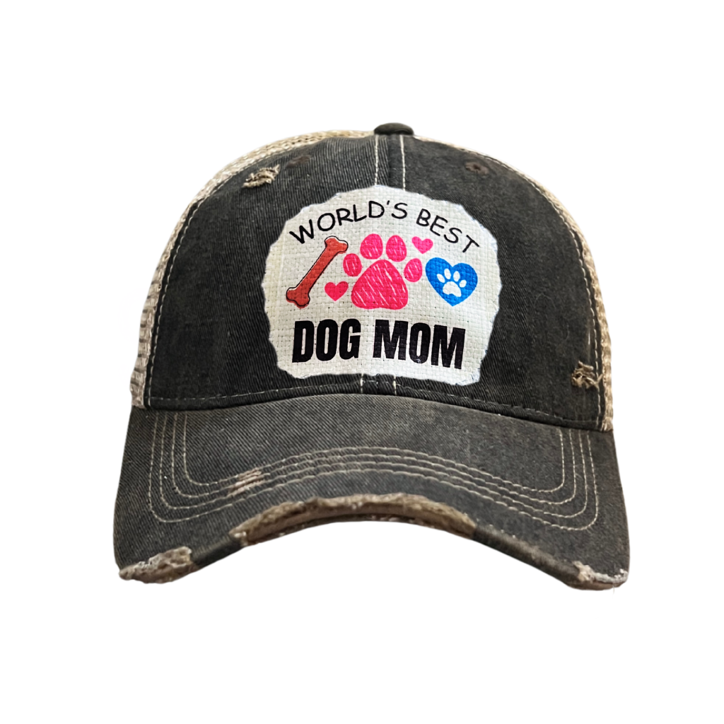 WORLD'S Best Dog MOM Trucker Hats - 5 Colors