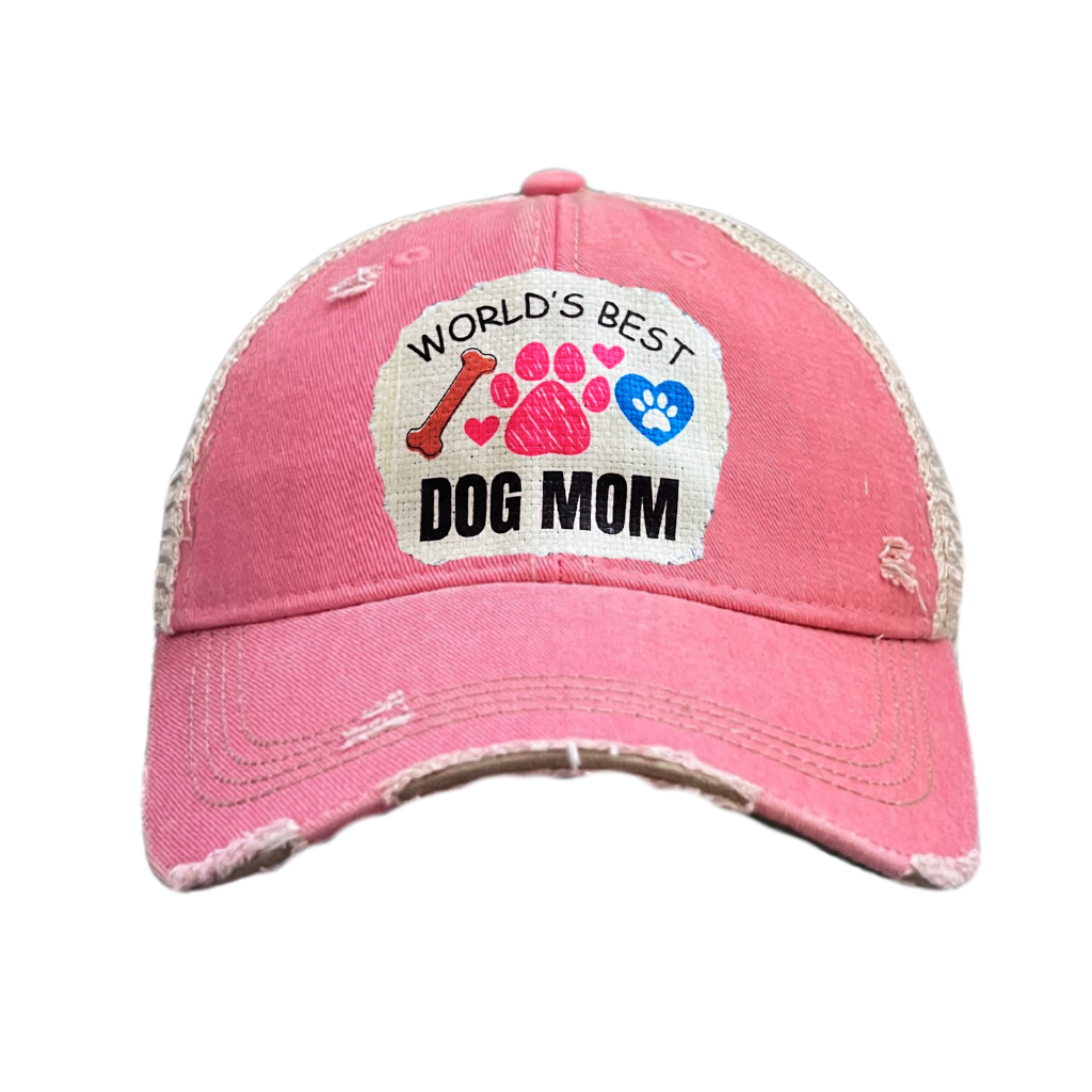 WORLD'S Best Dog MOM Trucker Hats - 5 Colors