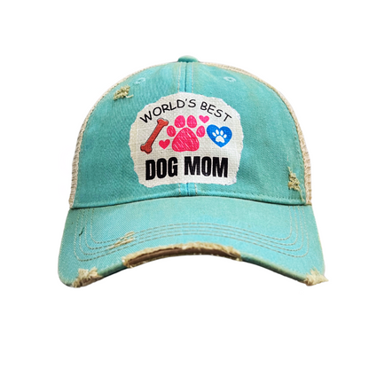 WORLD'S Best Dog MOM Trucker Hats - 5 Colors