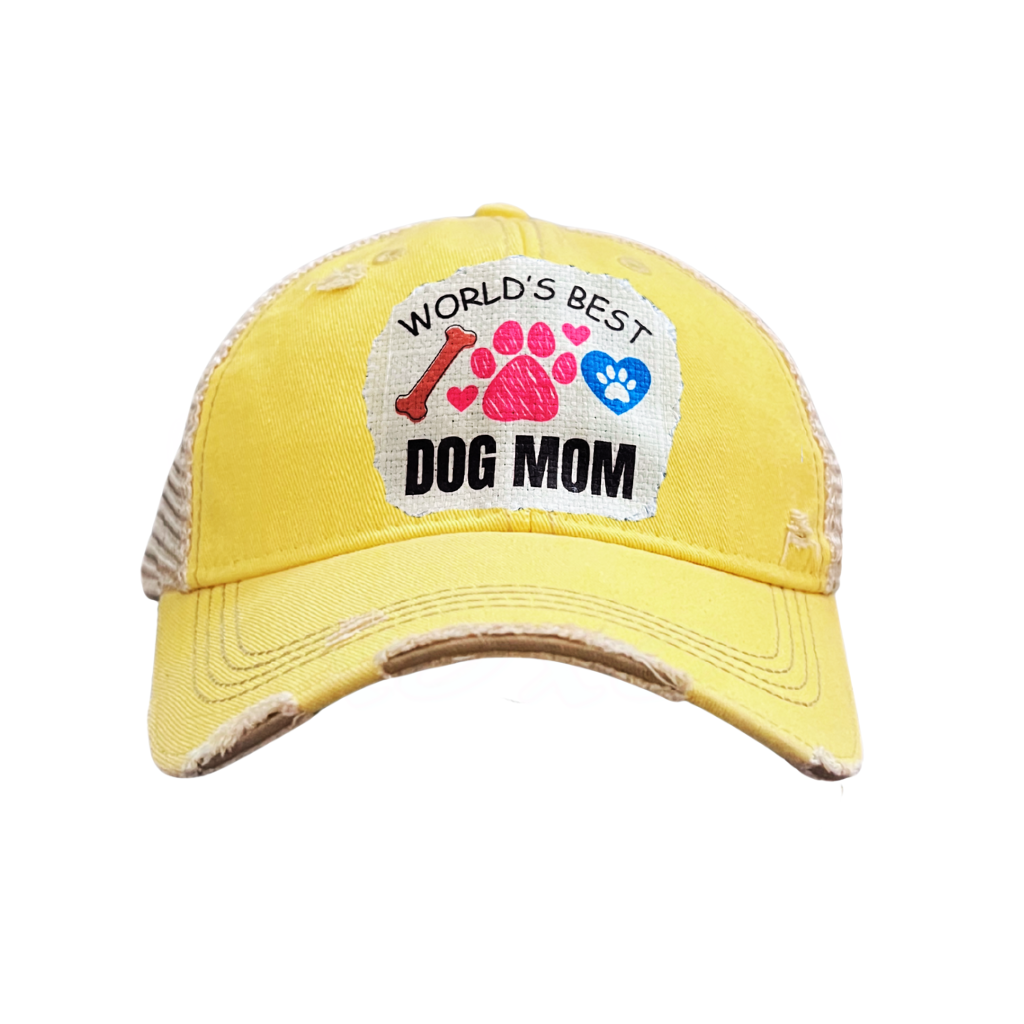 WORLD'S Best Dog MOM Trucker Hats - 5 Colors
