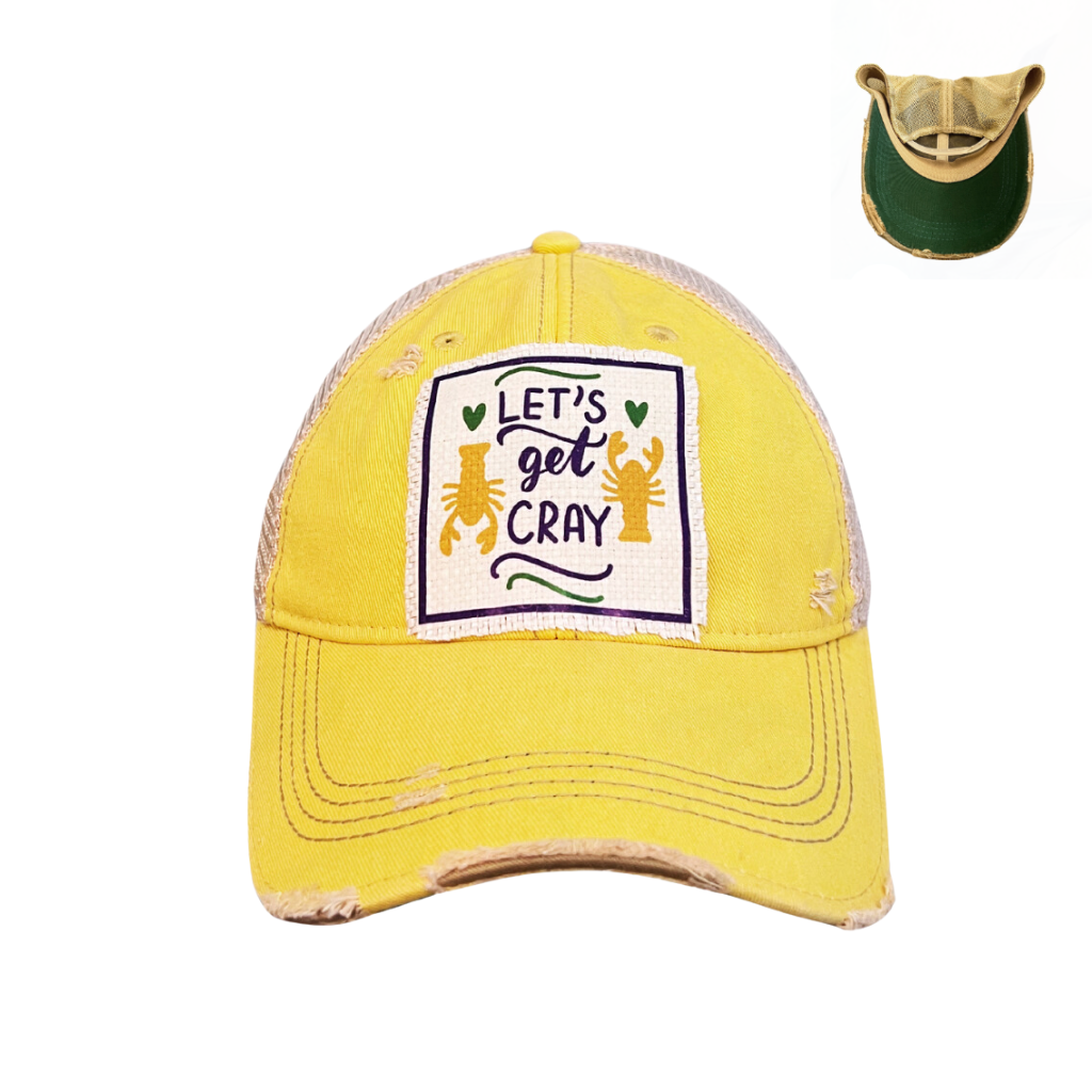 LET'S GET CRAY Crawfish Season Trucker Hats -  Many Colors