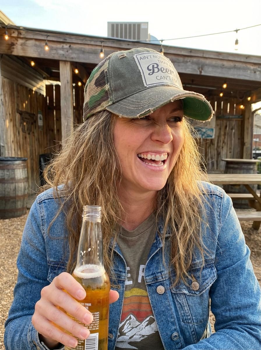 AIN'T NOTHING THAT A BEER CAN'T FIX Trucker Hat