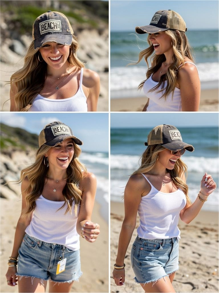 BEACH PATCH Trucker HAT