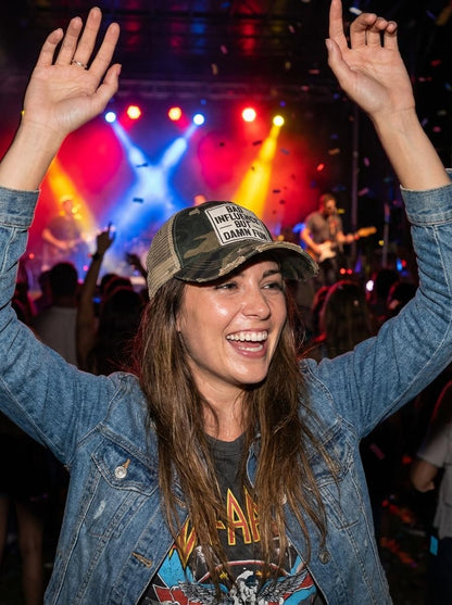 BAD INFLUENCE BUT DAMN FUN Trucker Hat