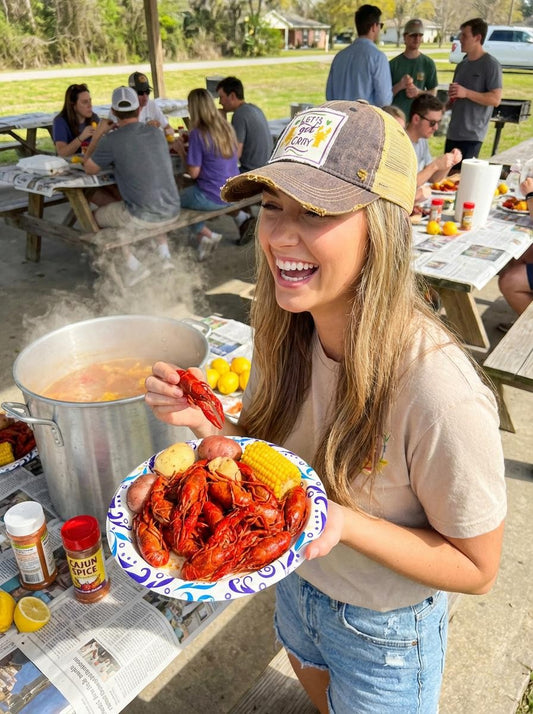 LET'S GET CRAY Crawfish Season Trucker Hats -  Many Colors