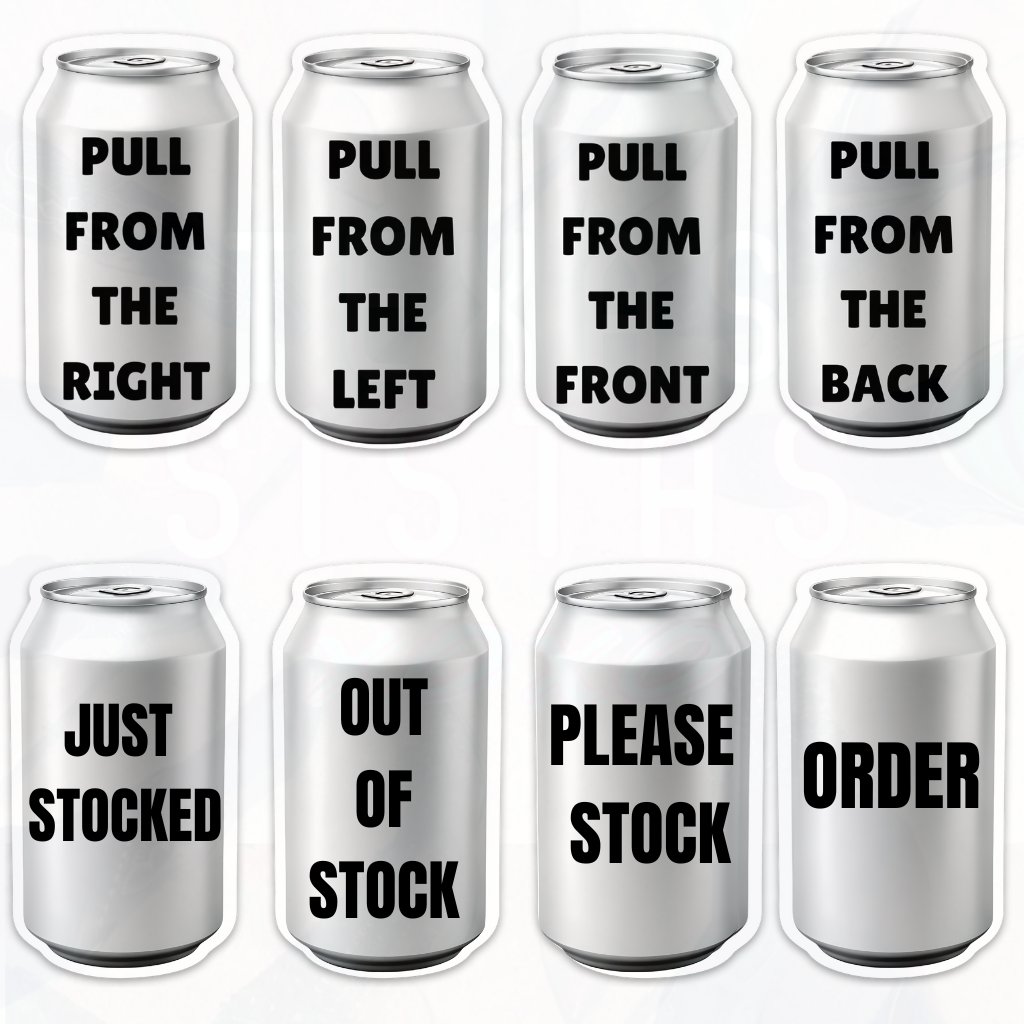 Ultra-Thin Cooler Magnets for Bars, Restaurants & Taverns – 8-Pack CANS