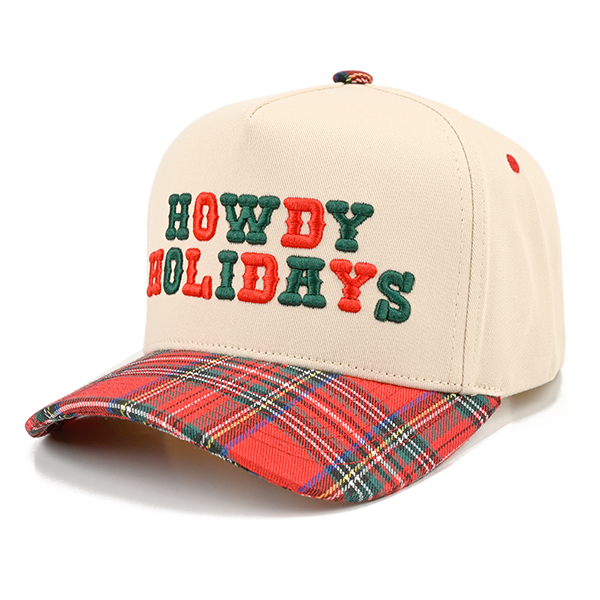 C.C Howdy Holidays trucker hat - Red