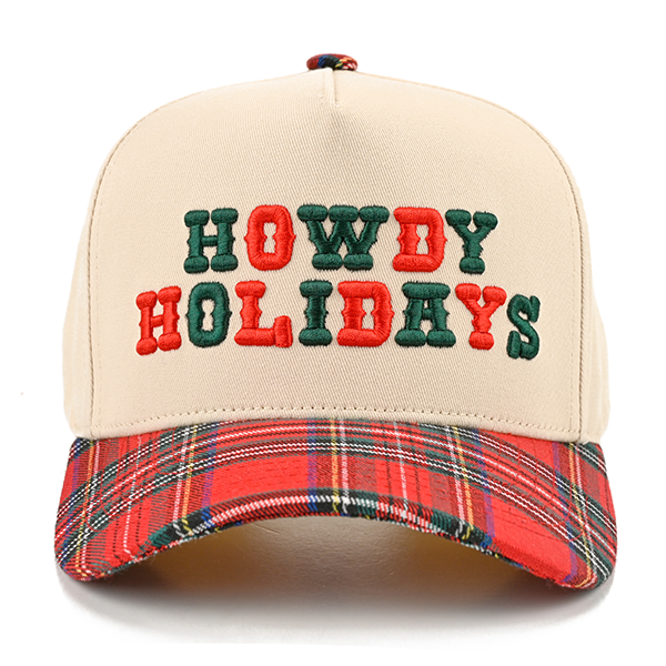 C.C Howdy Holidays trucker hat - Red