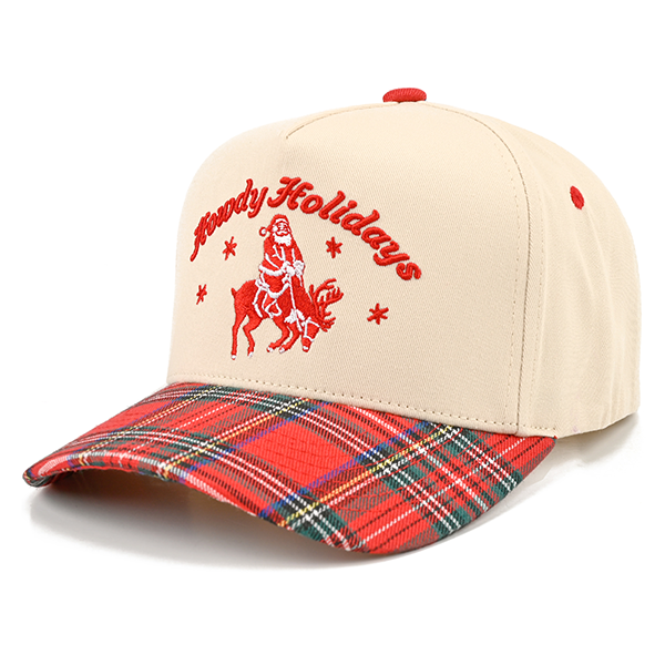 C.C Howdy Holidays Santa trucker hat - Red