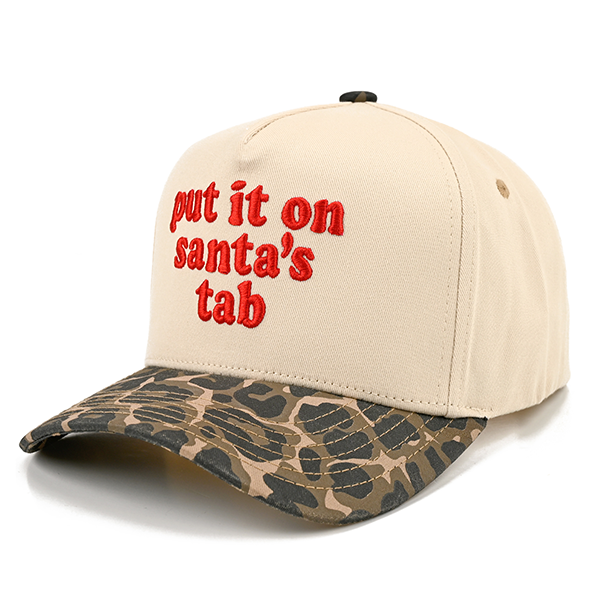 C.C Put It On Santa's Tab trucker hat - Leopard