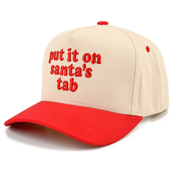 C.C Put It On Santa's Tab trucker hat - Red