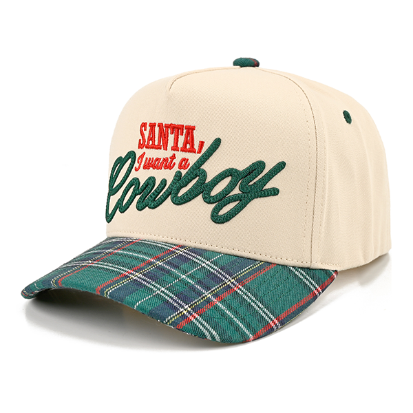 C.C Santa I Want A Cowboy trucker hat - Green