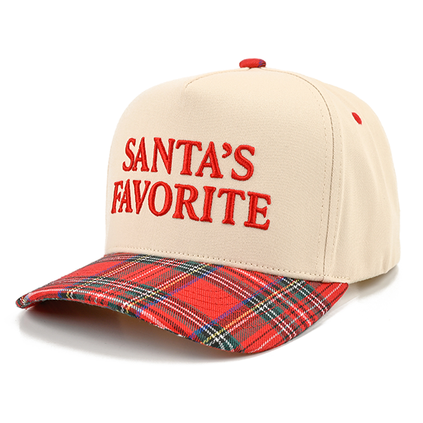 C.C Santa's Favorite trucker hat - Red