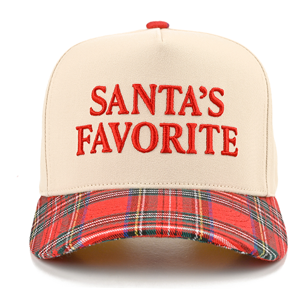 C.C Santa's Favorite trucker hat - Red
