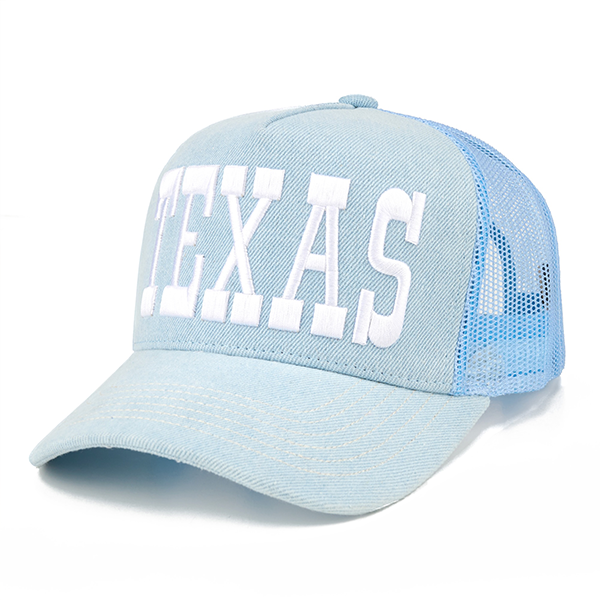 C.C TEXAS trucker hat - Light Denim