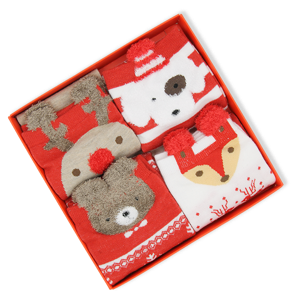 Christmas Gift Box Socks
