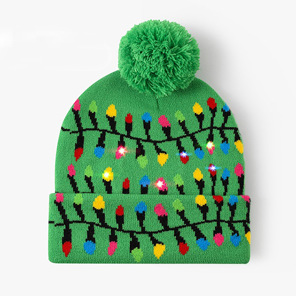 Christmas LED Light Up Beanie