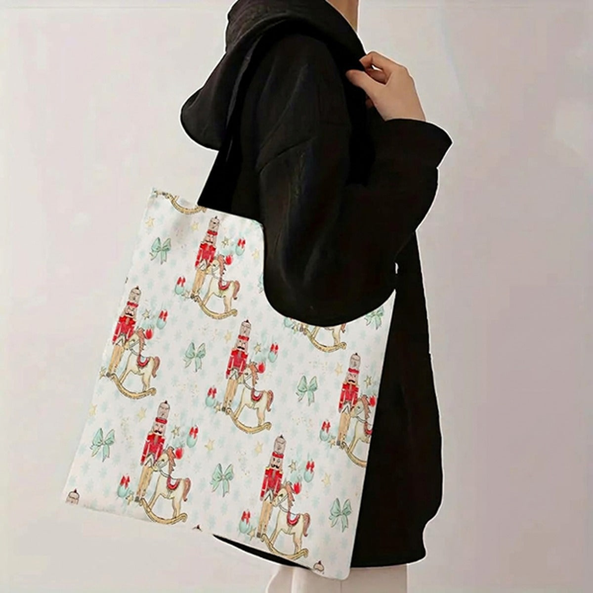 Christmas Nutcracker & Horse Tote Bag