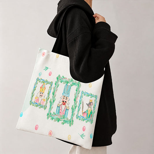 Christmas Nutcracker & Mouse Tote Bag