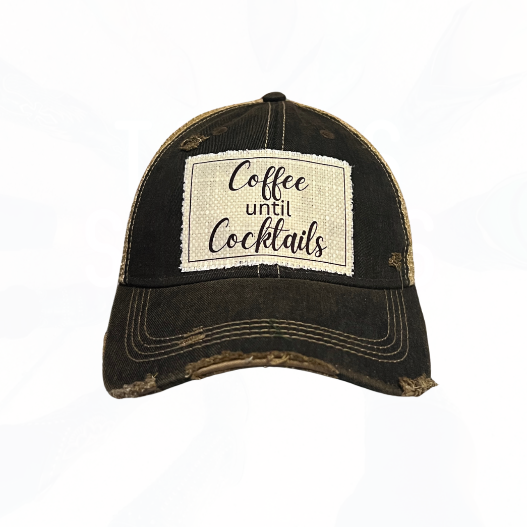 Coffee Until Cocktails Trucker Hats - 8 Colors