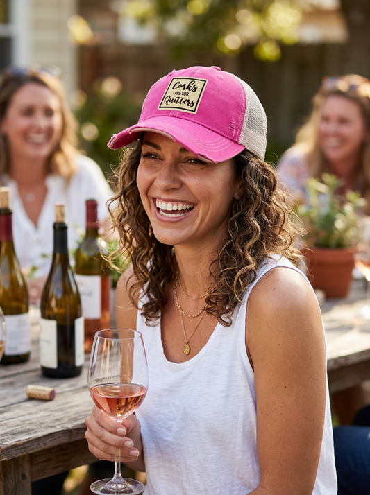 Corks Are For Quitters Trucker Hats - 6 Colors