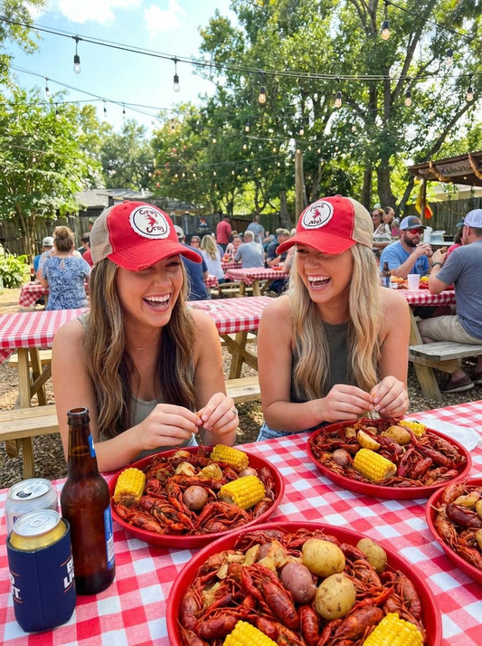 CRAY CRAY Crawfish Season Trucker Hats - Many Colors