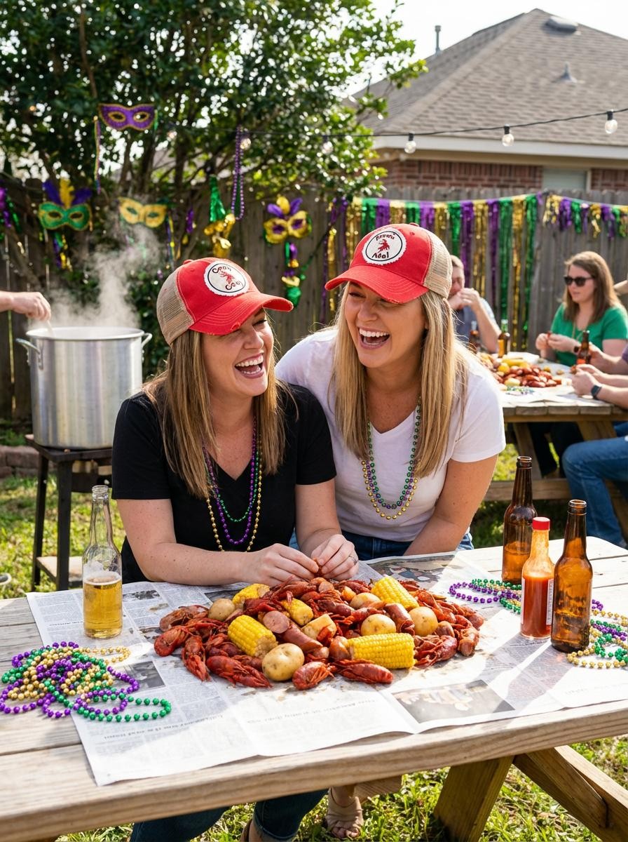 PINCH ME Crawfish Season Trucker Hats - Many Colors