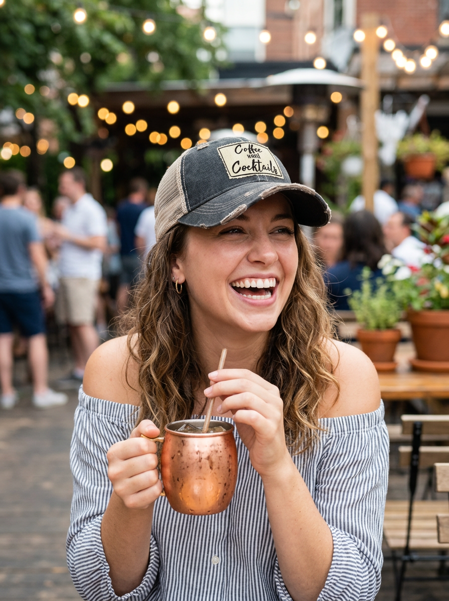 Coffee Until Cocktails Trucker Hats - 8 Colors