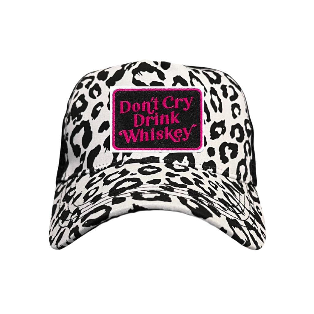 DON'T CRY DRINK WHISKEY TRUCKER Hat - 4 CHOICES