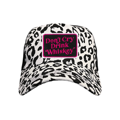 DON'T CRY DRINK WHISKEY TRUCKER Hat - 4 CHOICES