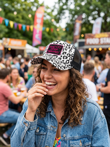 DON'T CRY DRINK WHISKEY TRUCKER Hat - 4 CHOICES