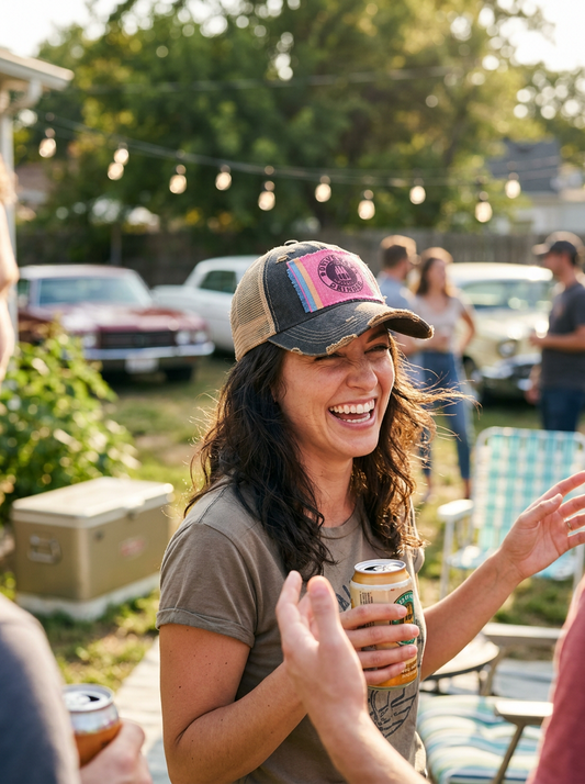 Driveway Drinker Patch Trucker Hat - Lots of colors