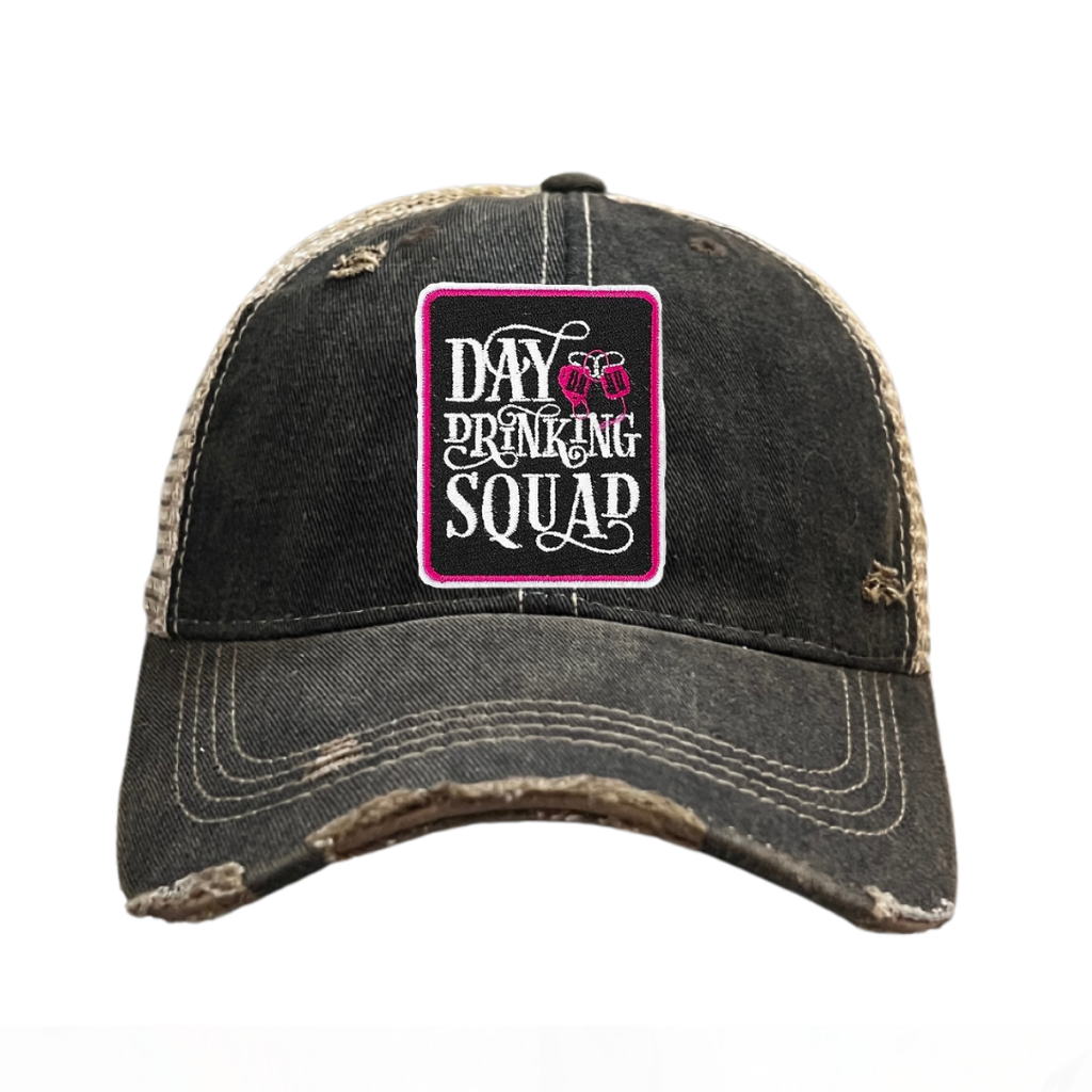 DAY DRINKING SQUAD Hats - 5 CHOICES