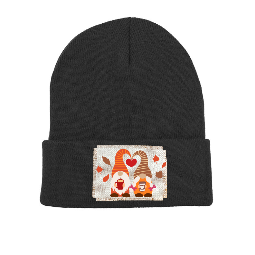 Sassy Beanie Hat - Fall Gnomes
