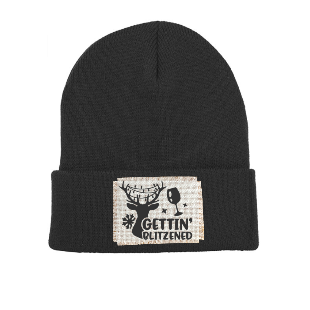 Sassy Beanie Hat - Gettin' Blitzened