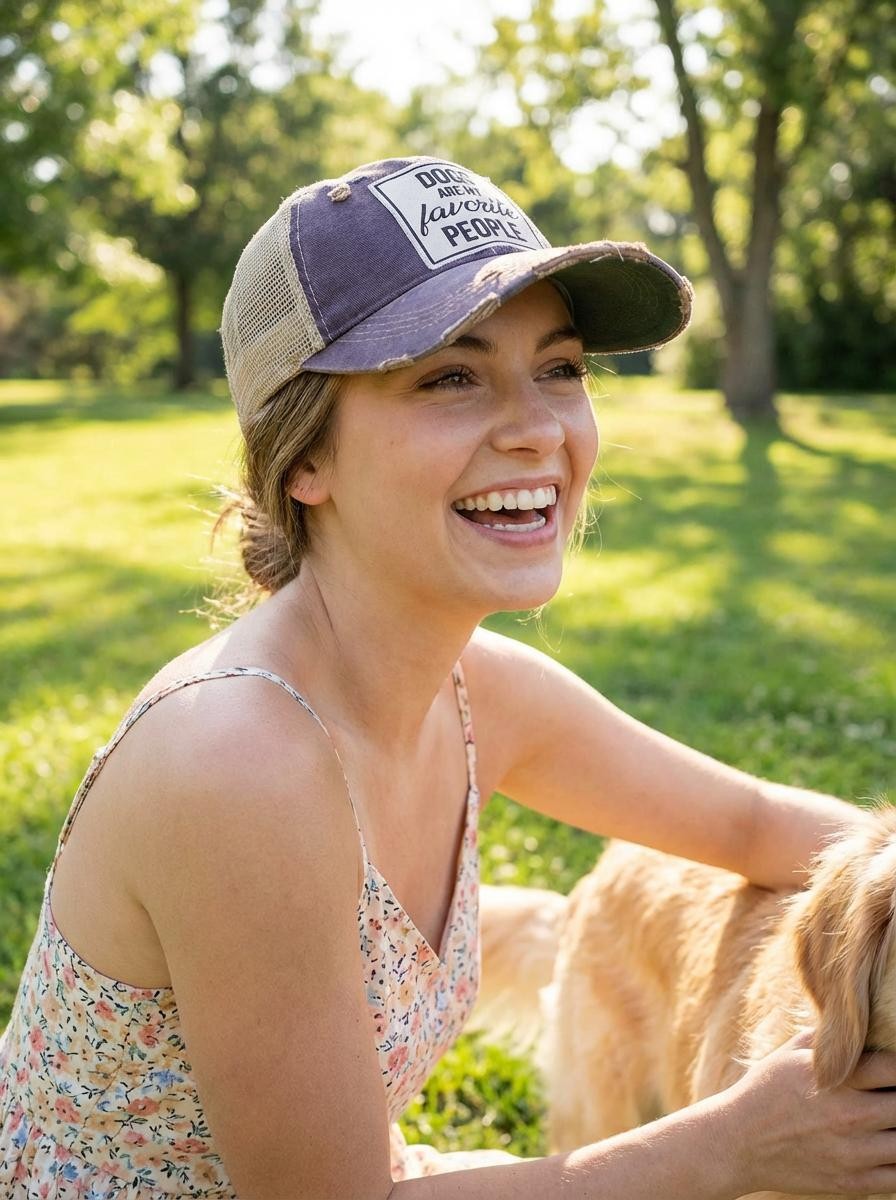 Dogs Are My Favorite People Trucker Hat