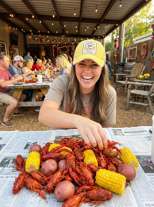 LET'S GET CRAY Crawfish Season Trucker Hats -  Many Colors
