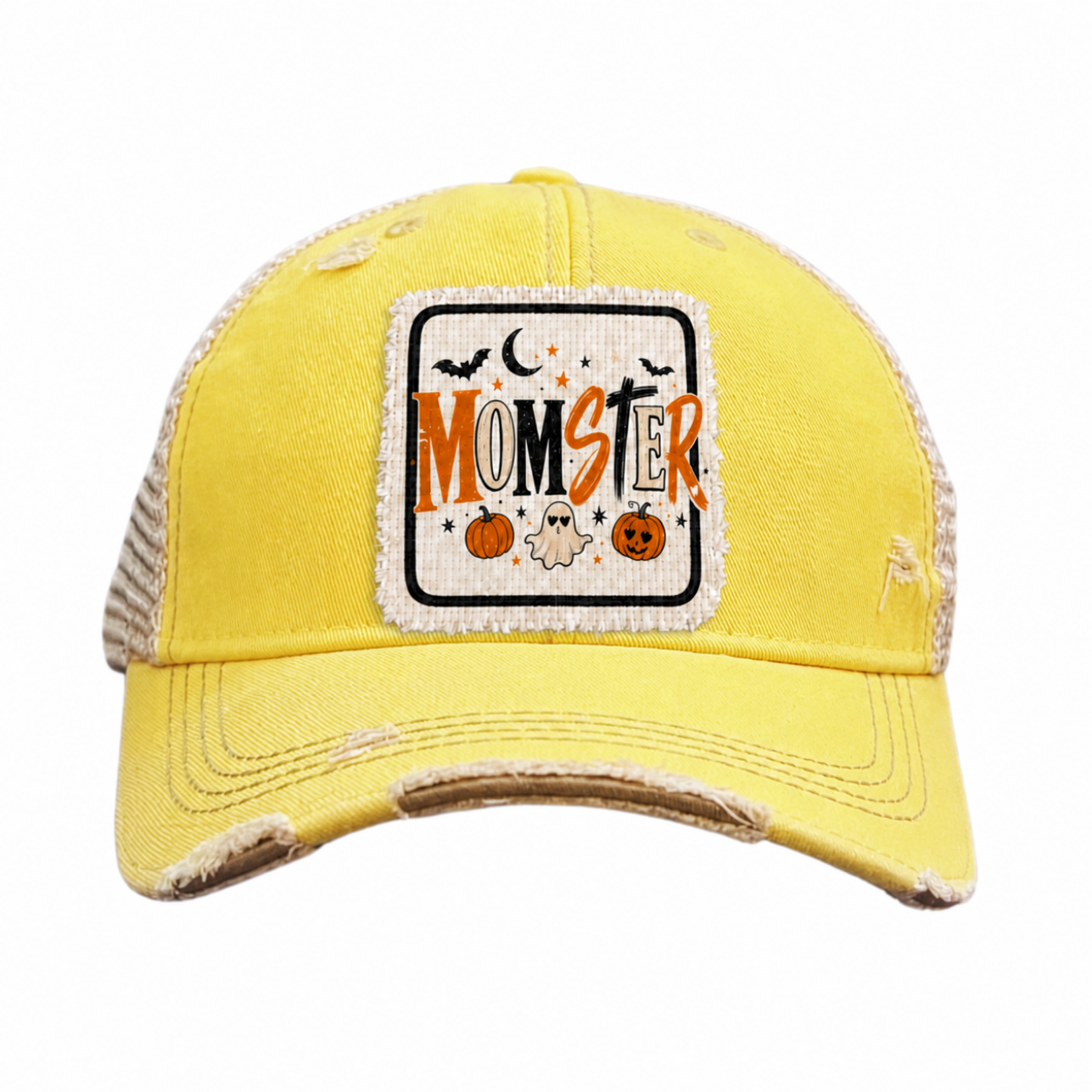 MOMSTER Halloween Patch Trucker Hats - Lots of colors